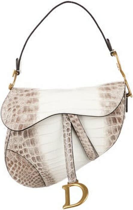 himalayan saddle bag dior|christian dior crocodile bag.